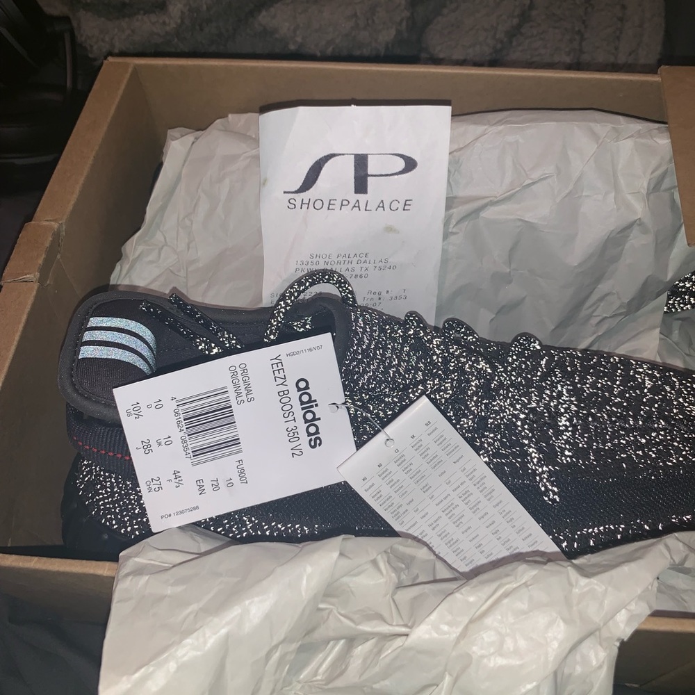 Yeezy black reflective